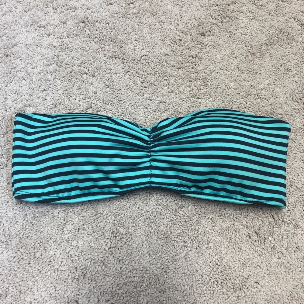 Striped Bathing Suit Bandeau